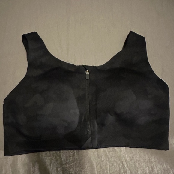 lululemon athletica Other - lululemon athletica Black Front-Zip Sports Bra